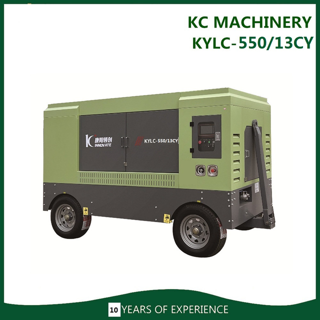 KYLC 550/13CY Diesel Driven Single Stage of Screw Air Compressor