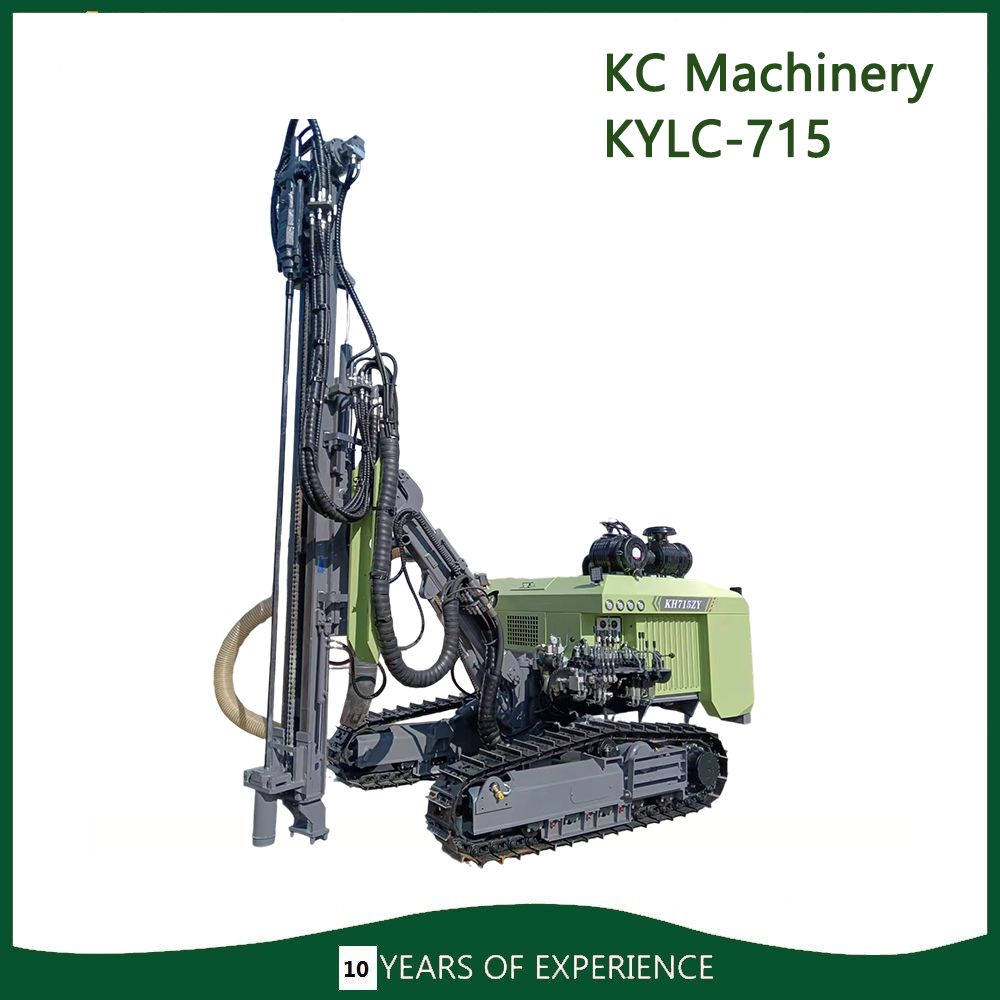 KYLC 715 Separated Hydraulic crawler Down-The- Hole Drilling rig