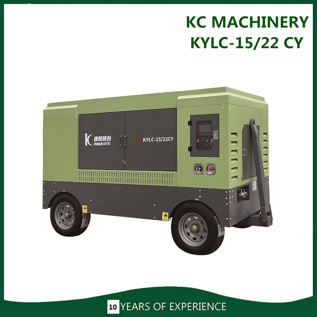 KYLC 15/22CY Diesel Driven Single Stage of Screw Air Compressor